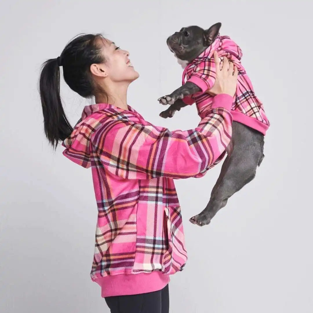 Plaid Human Hoodies