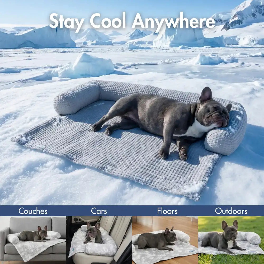 Frostcore™ Cooling Couch Cover Dog Bed