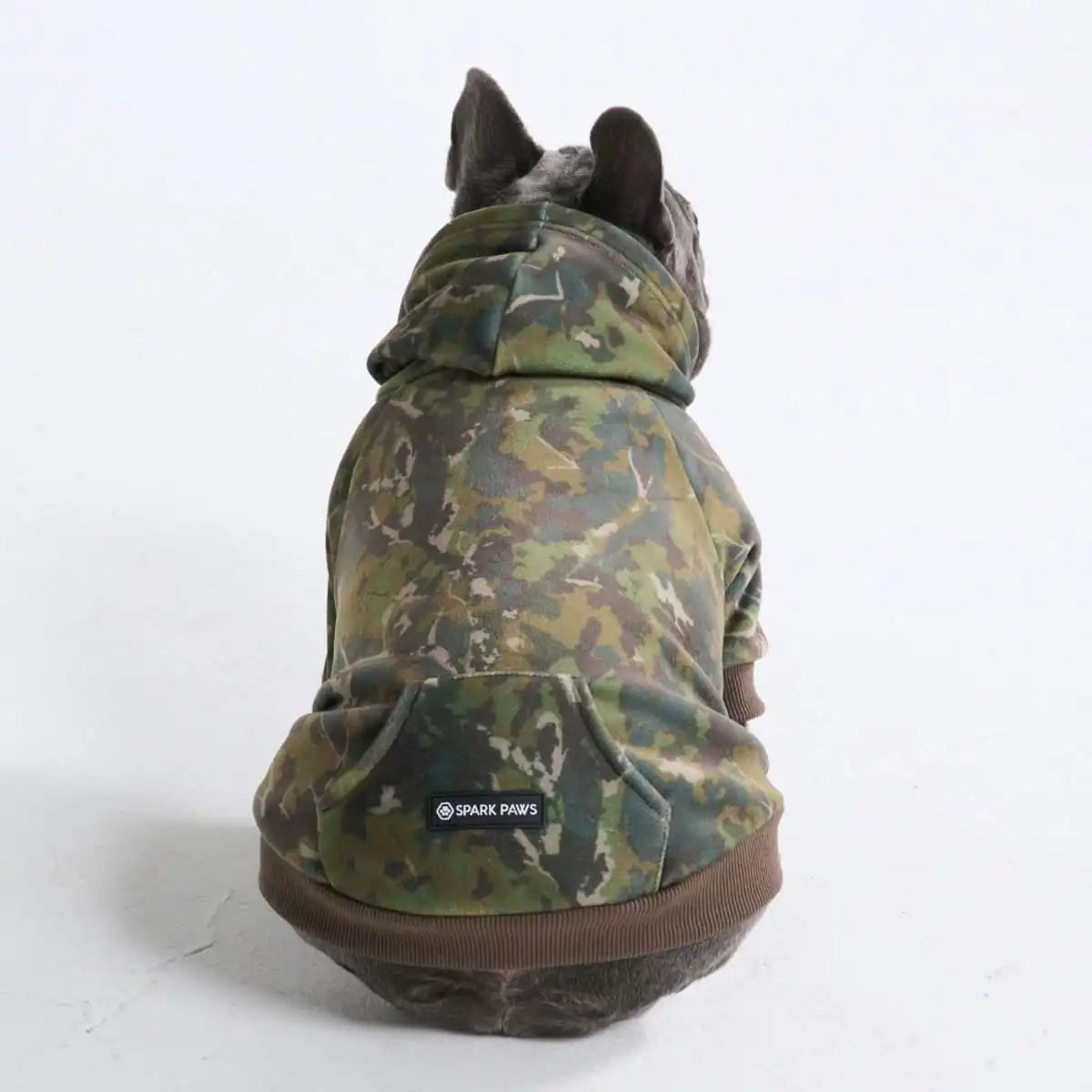 Concrete Wood Dog Hoodies