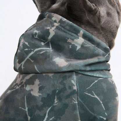 Concrete Wood Dog Hoodies