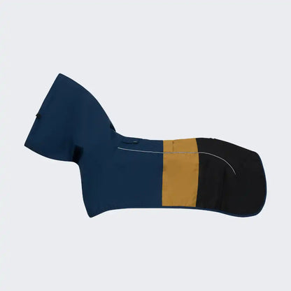 Breatheshield™ Dog Raincoat - Blue Gold Black