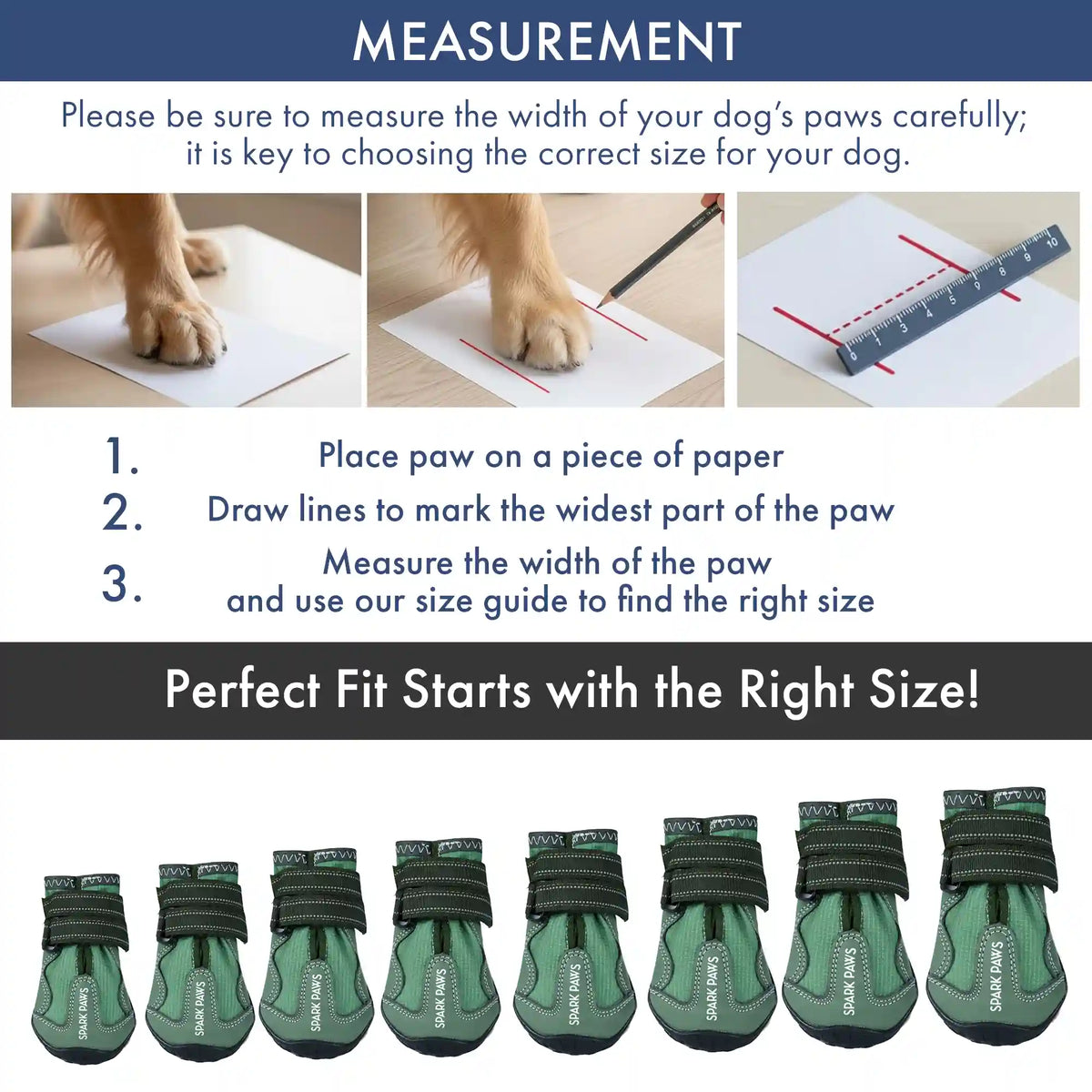 365 All-Season Dog Shoe 4PC Set - Green
