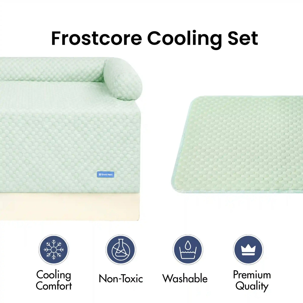 Frostcore™ Cooling Couch Cover Dog Bed and Cooling Mat Sets