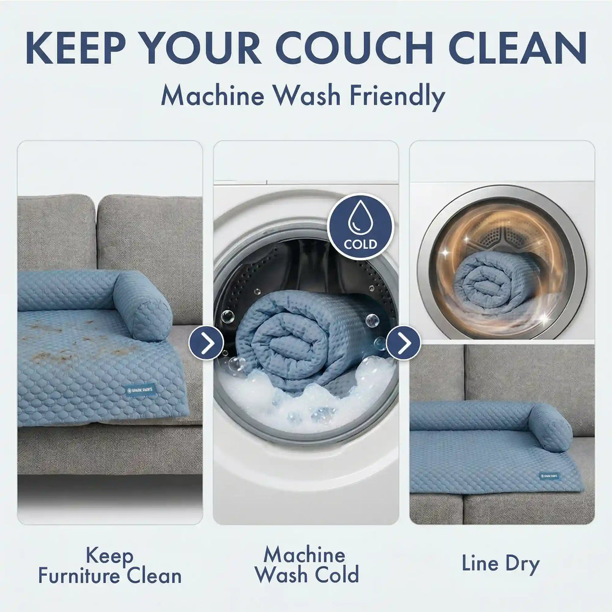 Frostcore™ Cooling Couch Cover Dog Bed